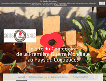 Tablet Screenshot of centenaire-somme.com